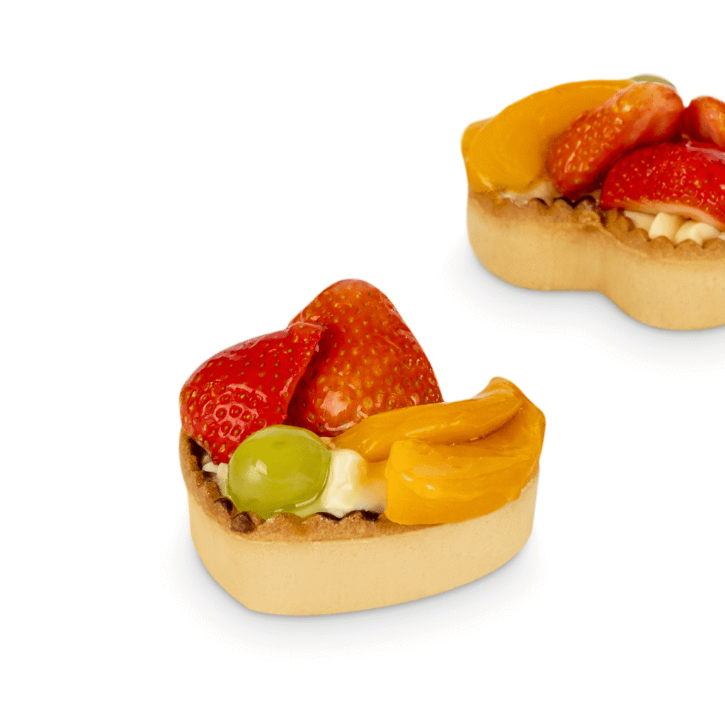 mini tarta z owocami